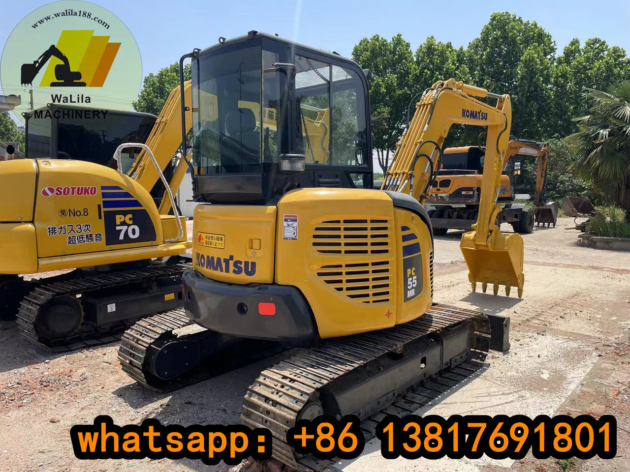 KOMATSU PC 55 MR-3 - מיני מחפר: תמונה 3 KOMATSU PC 55 MR-3 - מיני מחפר: תמונה 3