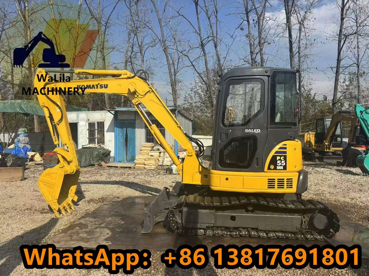 KOMATSU PC55MR-3 - מיני מחפר: תמונה 3 KOMATSU PC55MR-3 - מיני מחפר: תמונה 3
