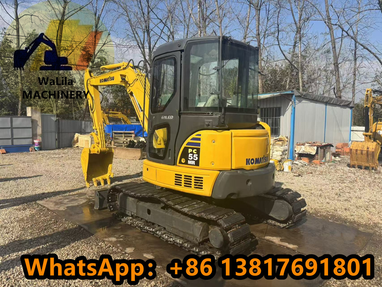 KOMATSU PC55MR-3 - מיני מחפר: תמונה 4 KOMATSU PC55MR-3 - מיני מחפר: תמונה 4