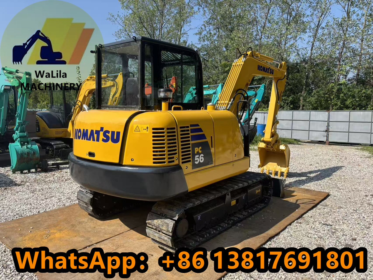 KOMATSU PC56-7 - מיני מחפר: תמונה 2 KOMATSU PC56-7 - מיני מחפר: תמונה 2