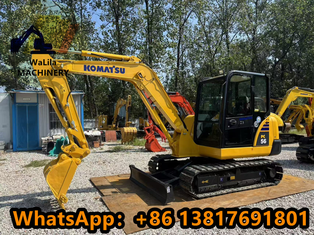 KOMATSU PC56-7 - מיני מחפר: תמונה 2 KOMATSU PC56-7 - מיני מחפר: תמונה 2