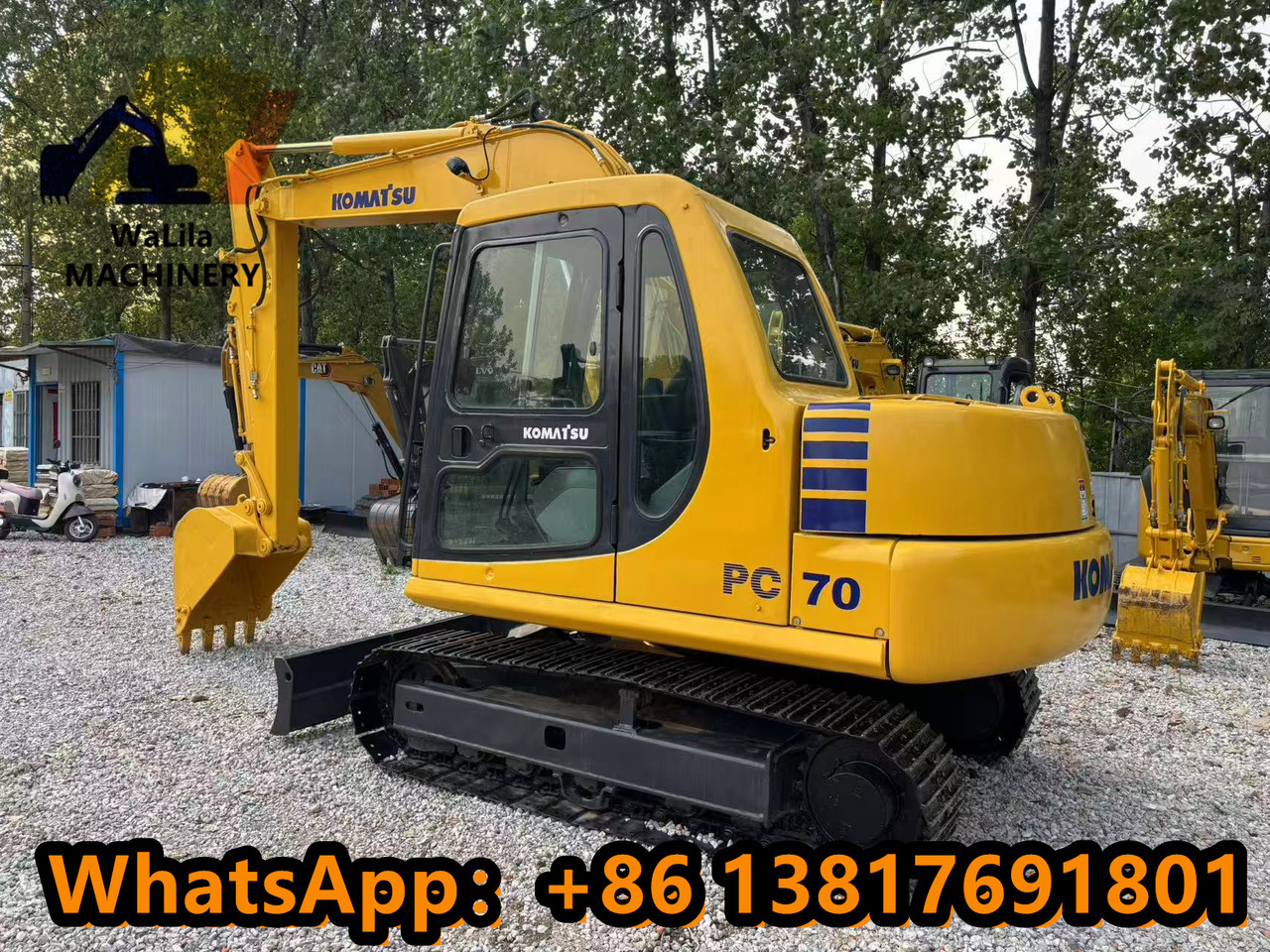 KOMATSU PC70 - מיני מחפר: תמונה 5 KOMATSU PC70 - מיני מחפר: תמונה 5