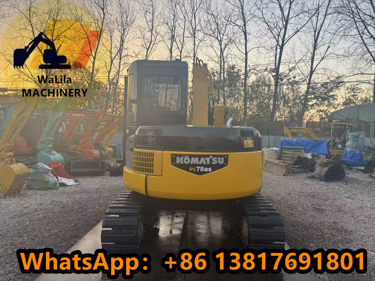 KOMATSU PC78US - מיני מחפר: תמונה 2 KOMATSU PC78US - מיני מחפר: תמונה 2