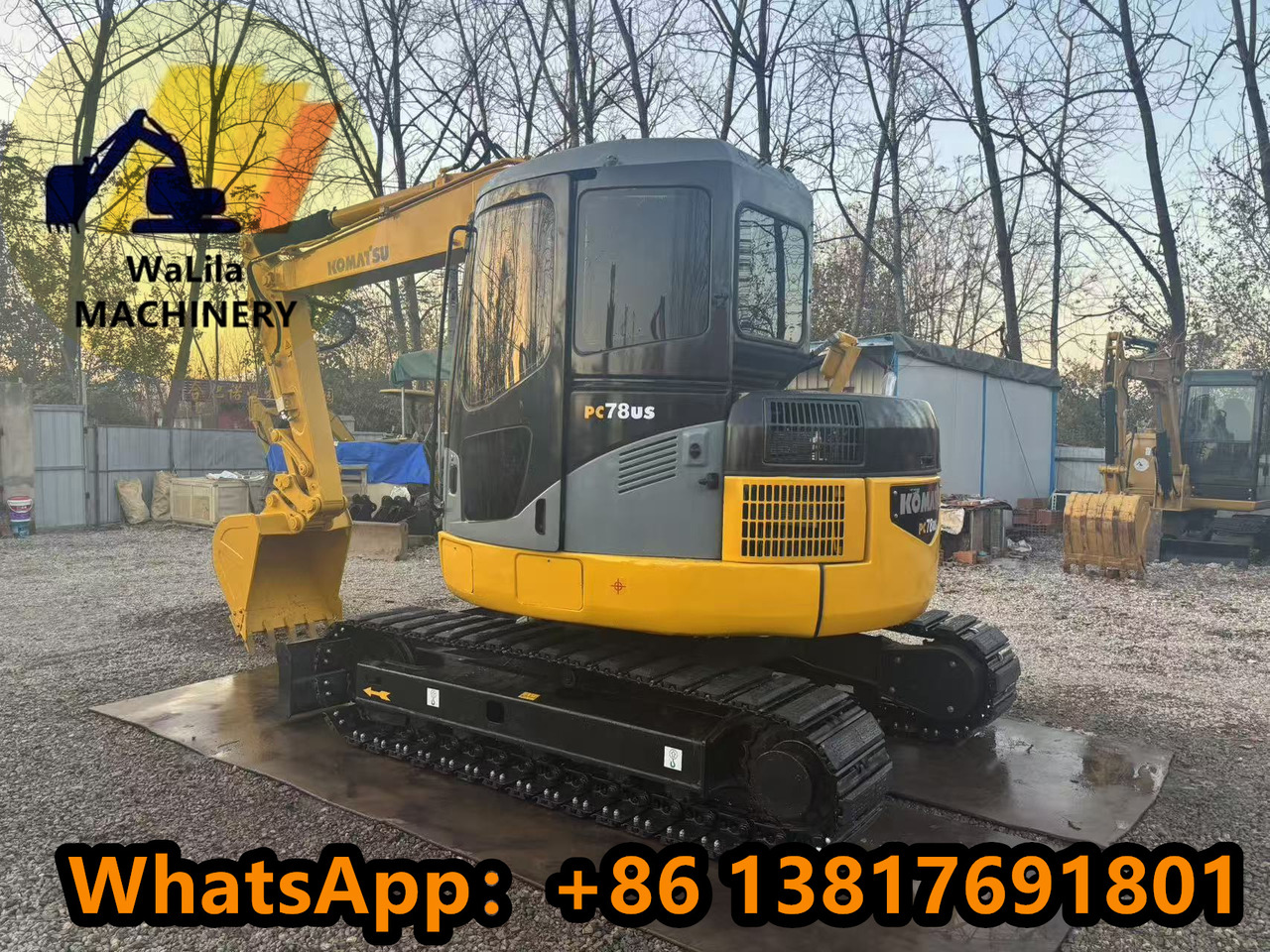 KOMATSU PC78US - מיני מחפר: תמונה 3 KOMATSU PC78US - מיני מחפר: תמונה 3