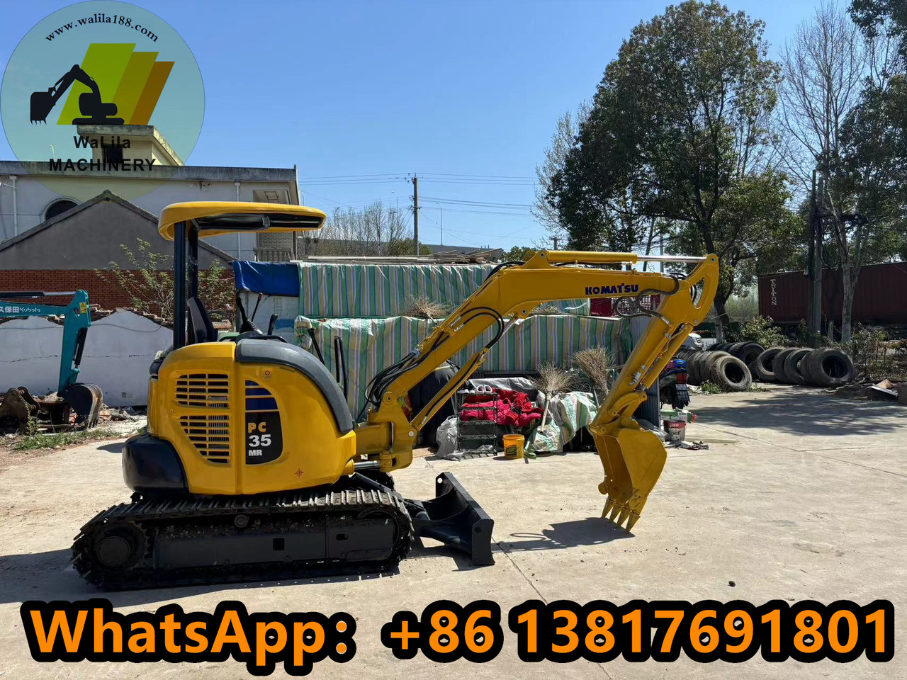 KOMATSU Pc35 - מיני מחפר: תמונה 5 KOMATSU Pc35 - מיני מחפר: תמונה 5