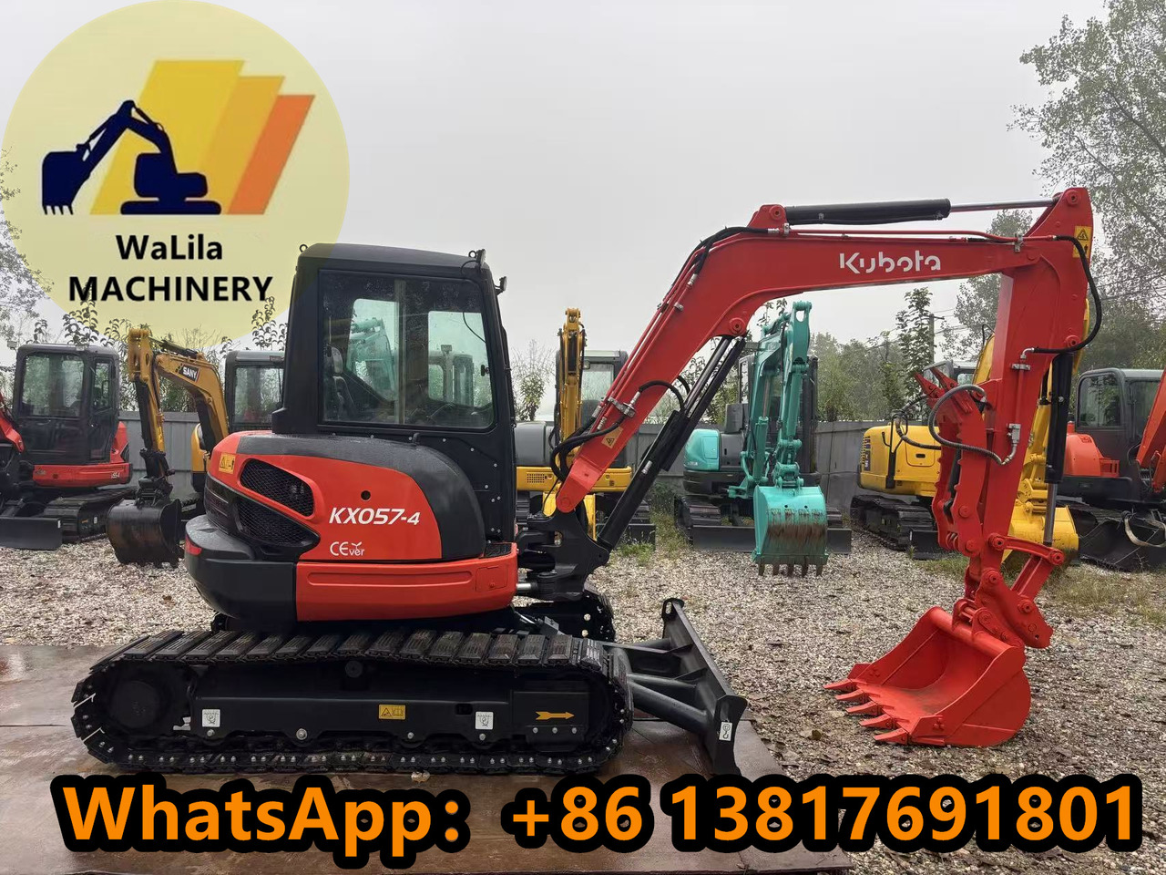 KUBOTA KX057-4 - מיני מחפר: תמונה 1 KUBOTA KX057-4 - מיני מחפר: תמונה 1