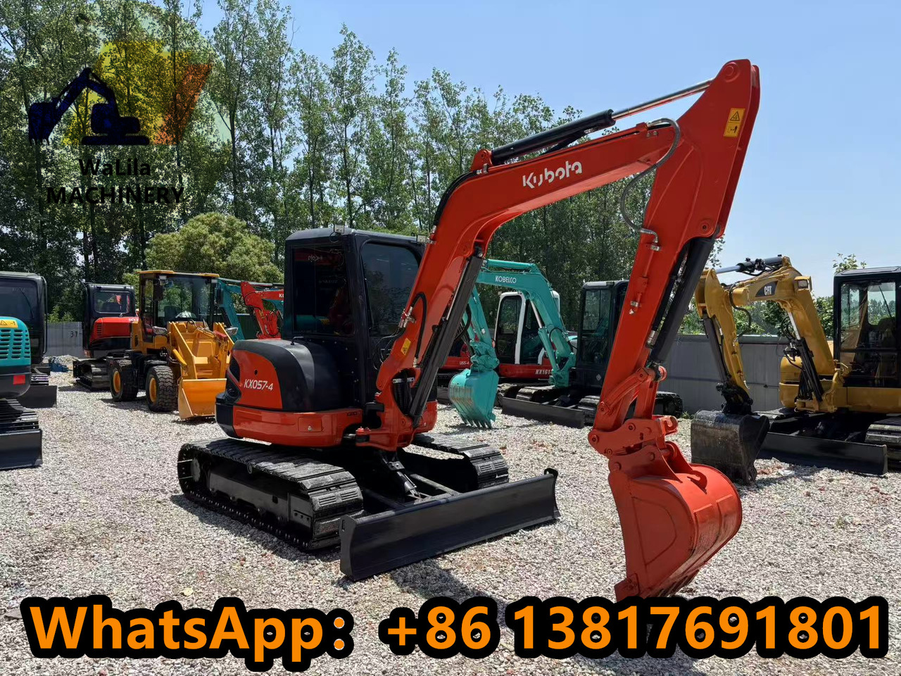 KUBOTA KX057-4 - מיני מחפר: תמונה 2 KUBOTA KX057-4 - מיני מחפר: תמונה 2