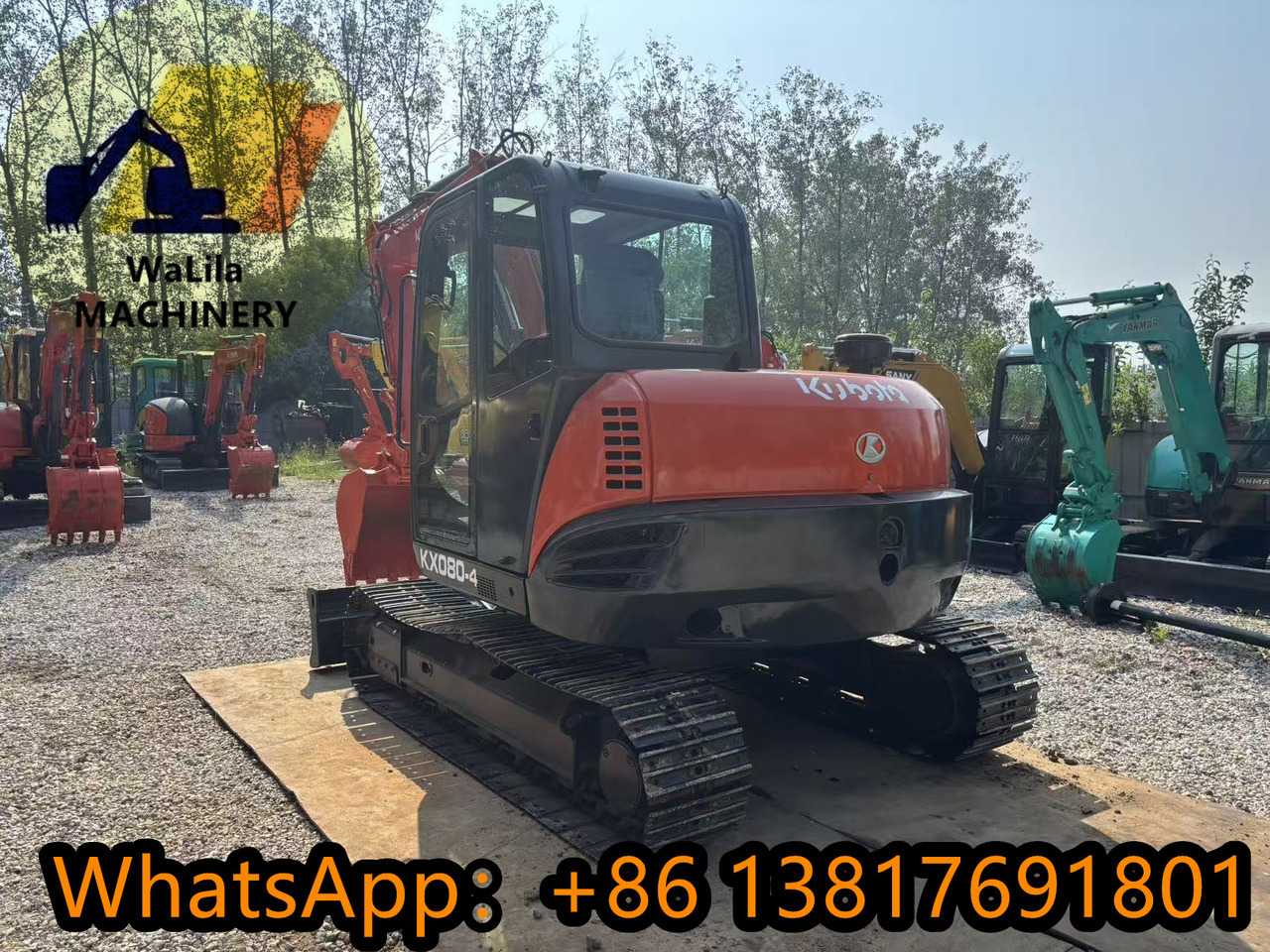 KUBOTA KX080 - מיני מחפר: תמונה 3 KUBOTA KX080 - מיני מחפר: תמונה 3