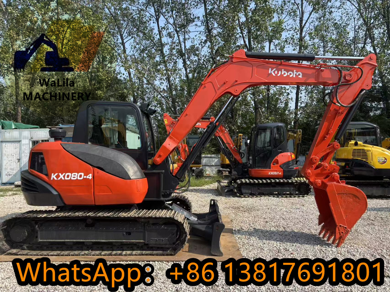 KUBOTA KX080 - מיני מחפר: תמונה 5 KUBOTA KX080 - מיני מחפר: תמונה 5