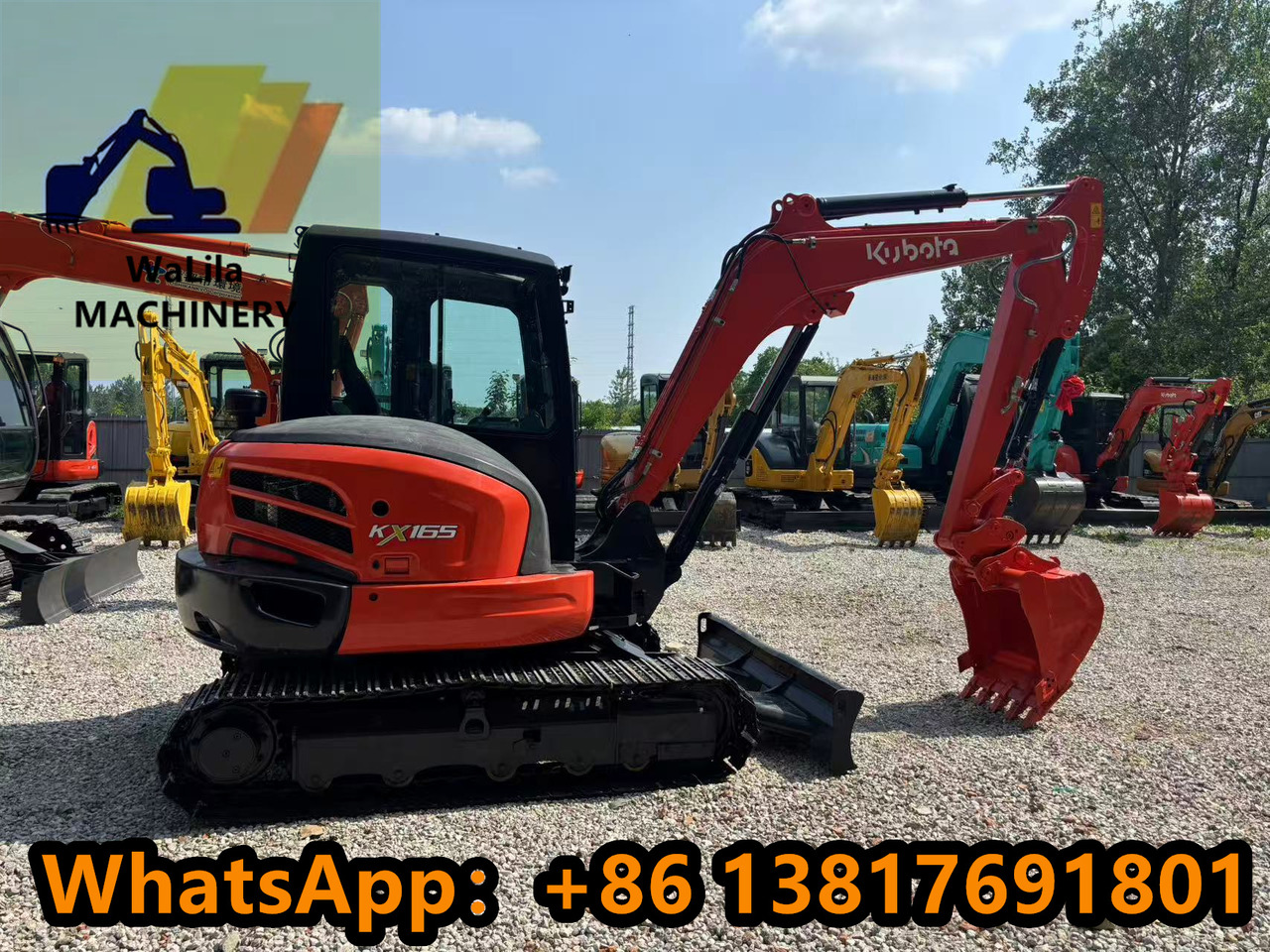 KUBOTA KX165-5 - מיני מחפר: תמונה 1 KUBOTA KX165-5 - מיני מחפר: תמונה 1