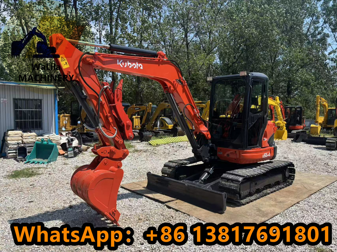 KUBOTA Kubota KX163 KX057 rubber crawler excavator - מיני מחפר: תמונה 3 KUBOTA Kubota KX163 KX057 rubber crawler excavator - מיני מחפר: תמונה 3