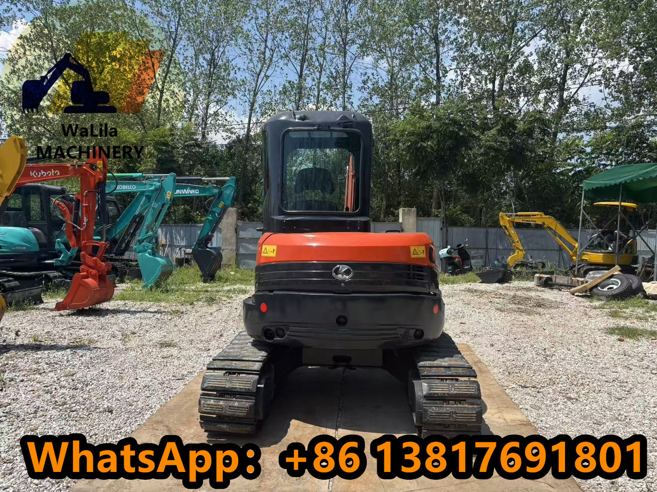 KUBOTA Kubota KX163 KX057 rubber crawler excavator - מיני מחפר: תמונה 4 KUBOTA Kubota KX163 KX057 rubber crawler excavator - מיני מחפר: תמונה 4