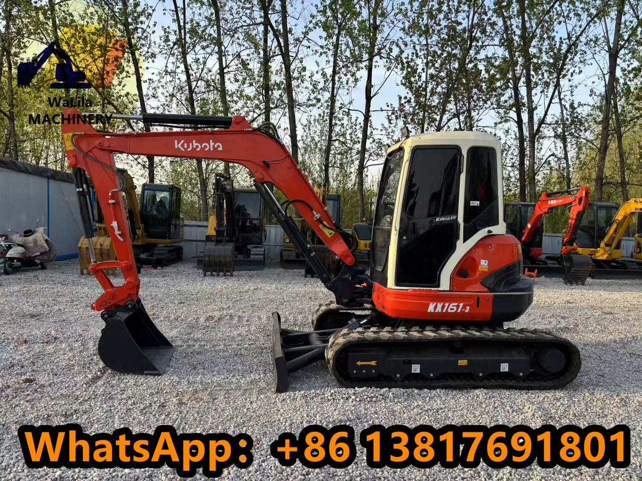 KUBOTA Kx161 - מיני מחפר: תמונה 2 KUBOTA Kx161 - מיני מחפר: תמונה 2