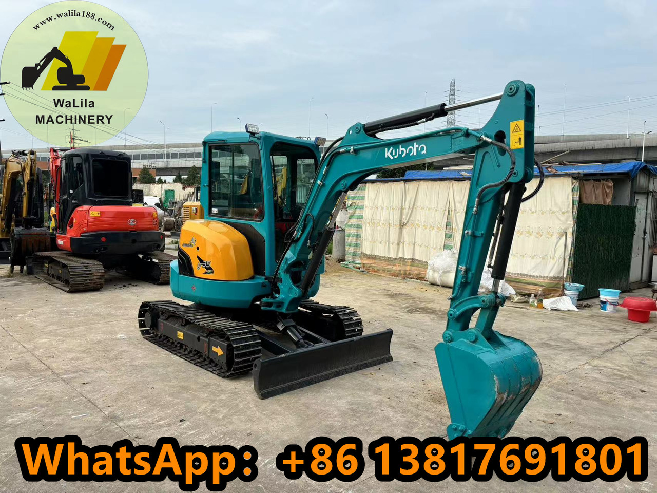 KUBOTA U35 - מיני מחפר: תמונה 3 KUBOTA U35 - מיני מחפר: תמונה 3