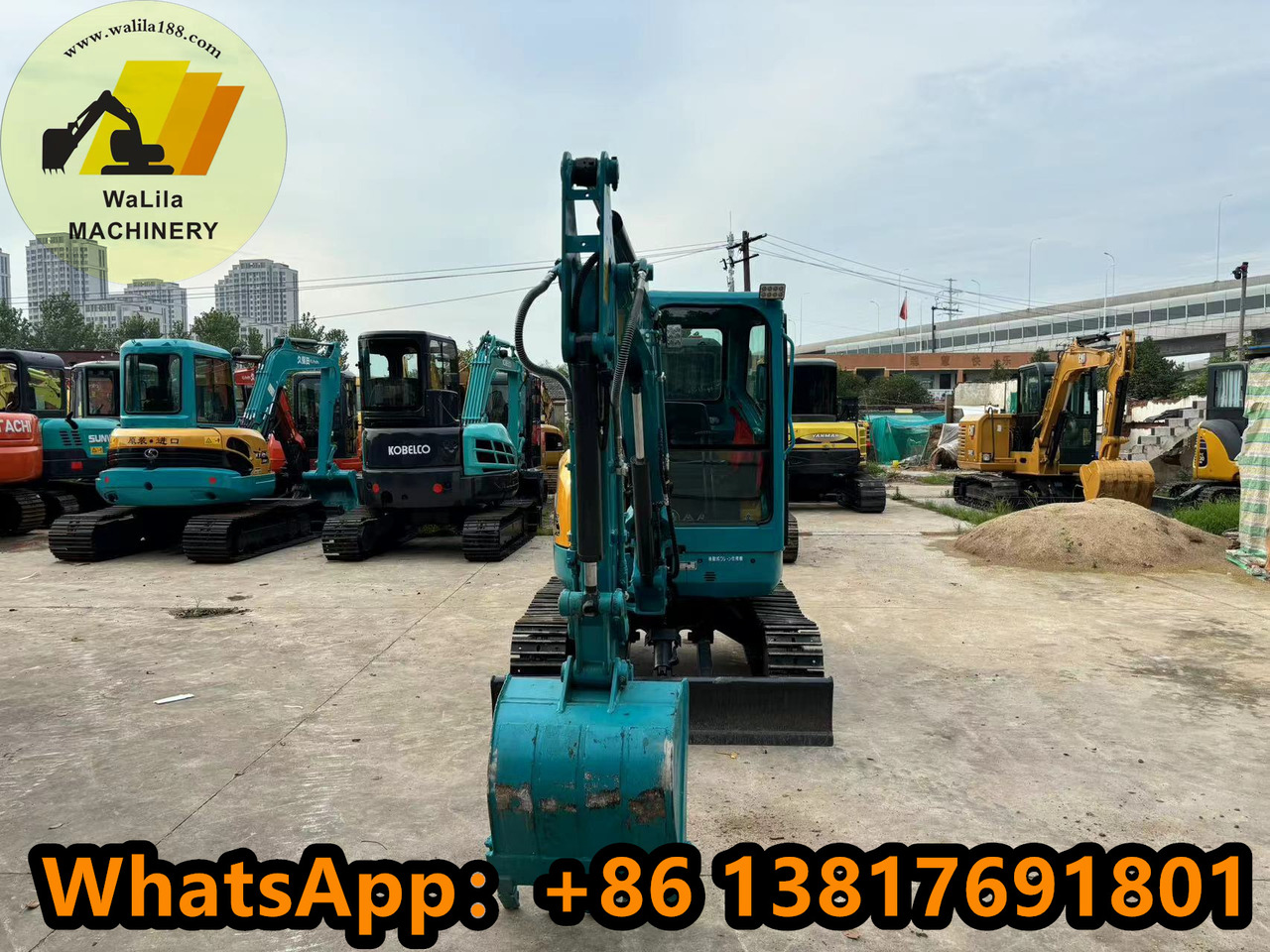 מיני מחפר KUBOTA U35: תמונה 6