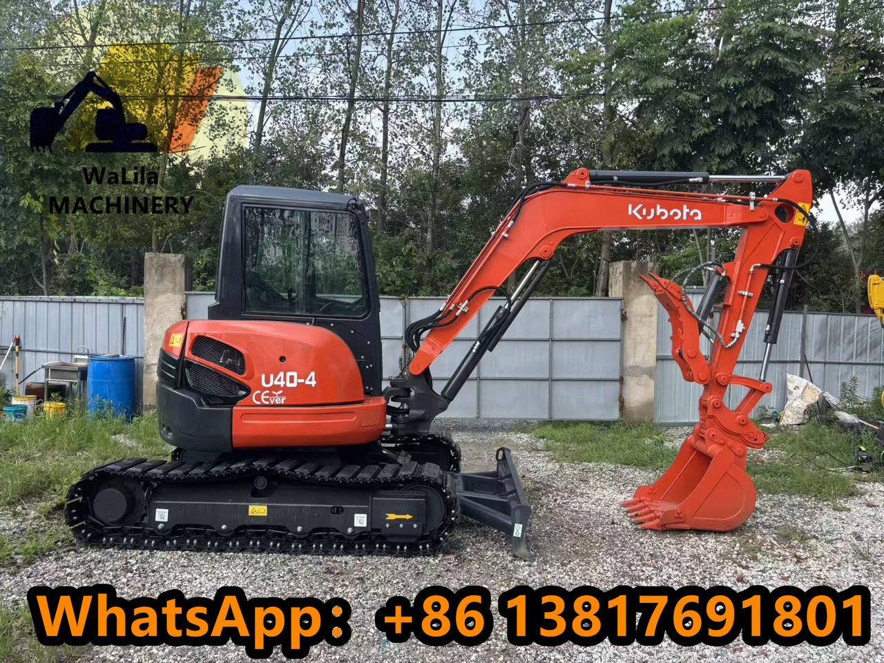 KUBOTA U40 - מיני מחפר: תמונה 1 KUBOTA U40 - מיני מחפר: תמונה 1