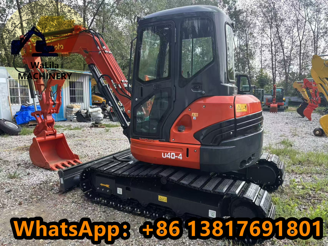 KUBOTA U40 - מיני מחפר: תמונה 3 KUBOTA U40 - מיני מחפר: תמונה 3