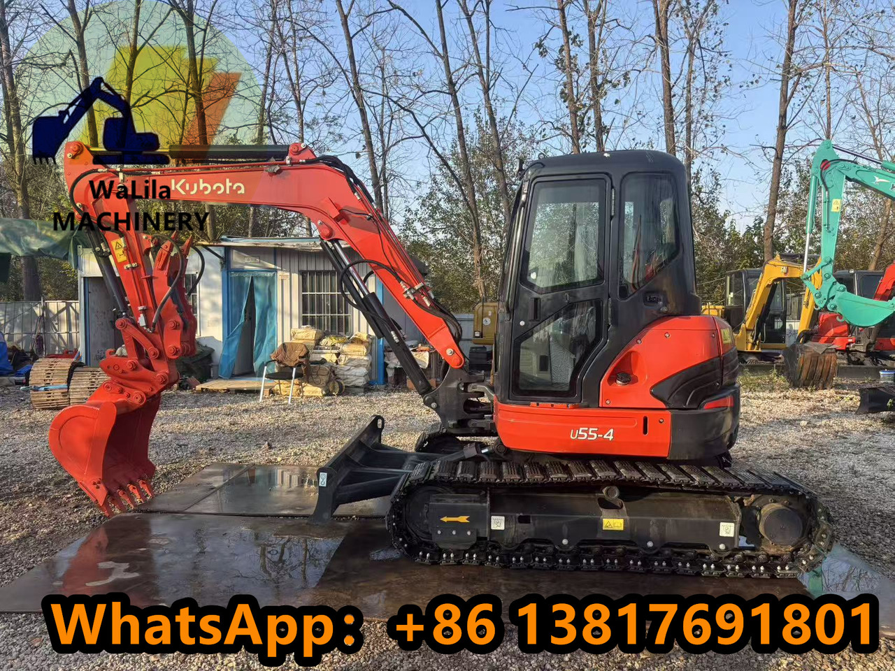 KUBOTA U55-4R - מיני מחפר: תמונה 1 KUBOTA U55-4R - מיני מחפר: תמונה 1