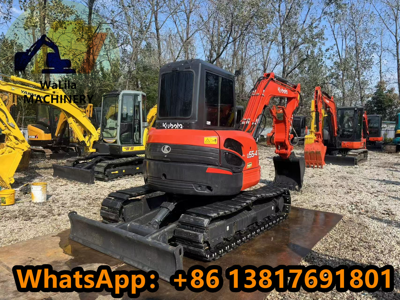 KUBOTA U55-4 - מיני מחפר: תמונה 4 KUBOTA U55-4 - מיני מחפר: תמונה 4
