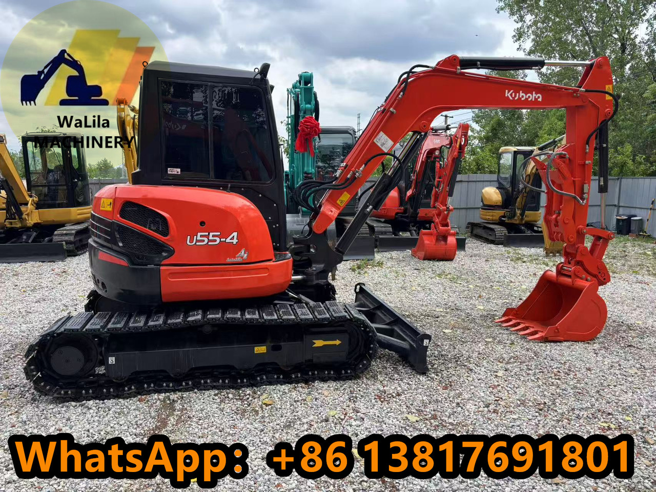 KUBOTA U55-4 - מיני מחפר: תמונה 2 KUBOTA U55-4 - מיני מחפר: תמונה 2