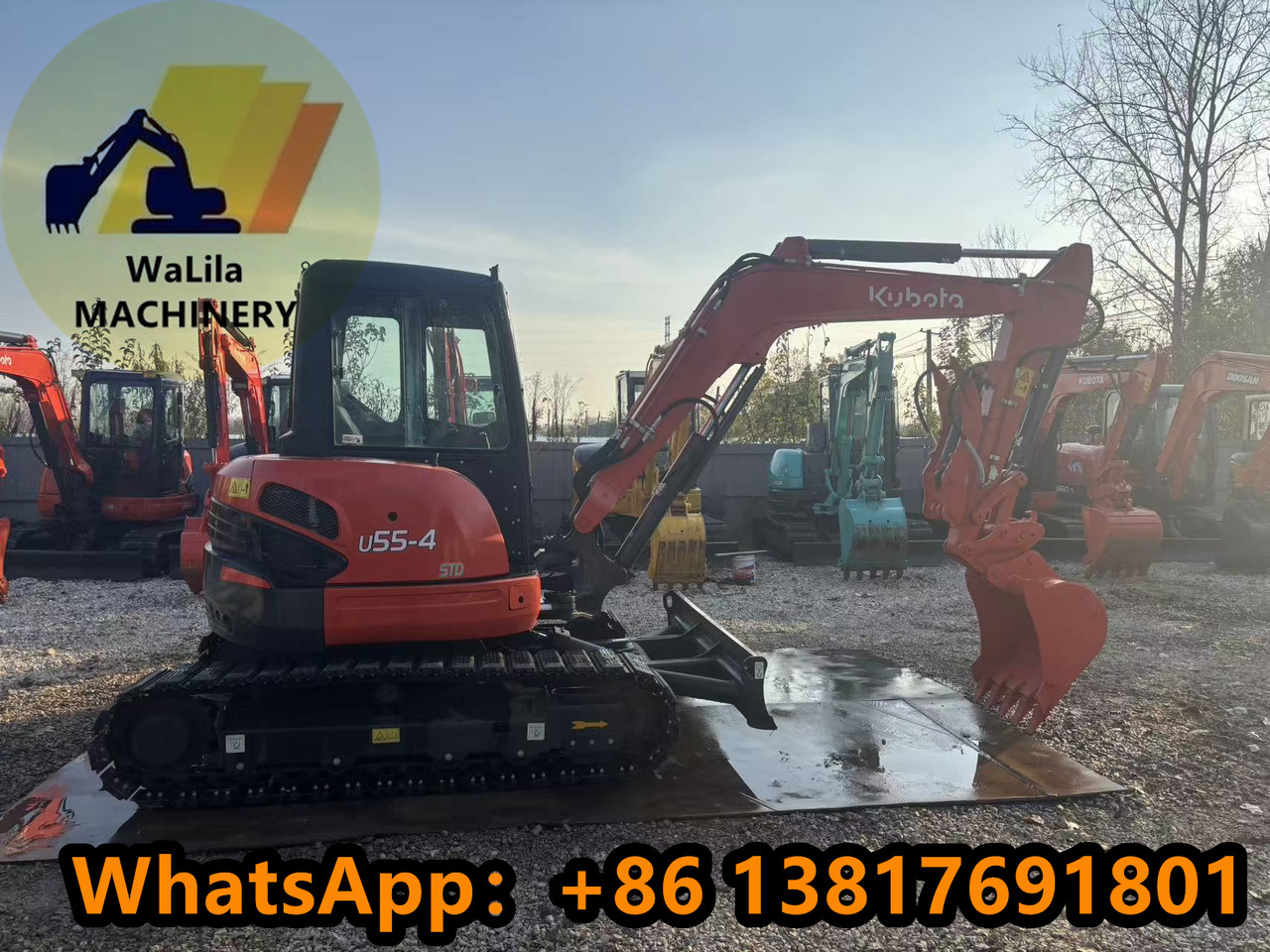 KUBOTA U55-4 - מיני מחפר: תמונה 1 KUBOTA U55-4 - מיני מחפר: תמונה 1