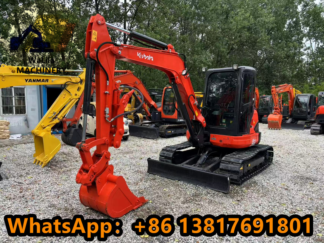 KUBOTA U55-4 - מיני מחפר: תמונה 3 KUBOTA U55-4 - מיני מחפר: תמונה 3