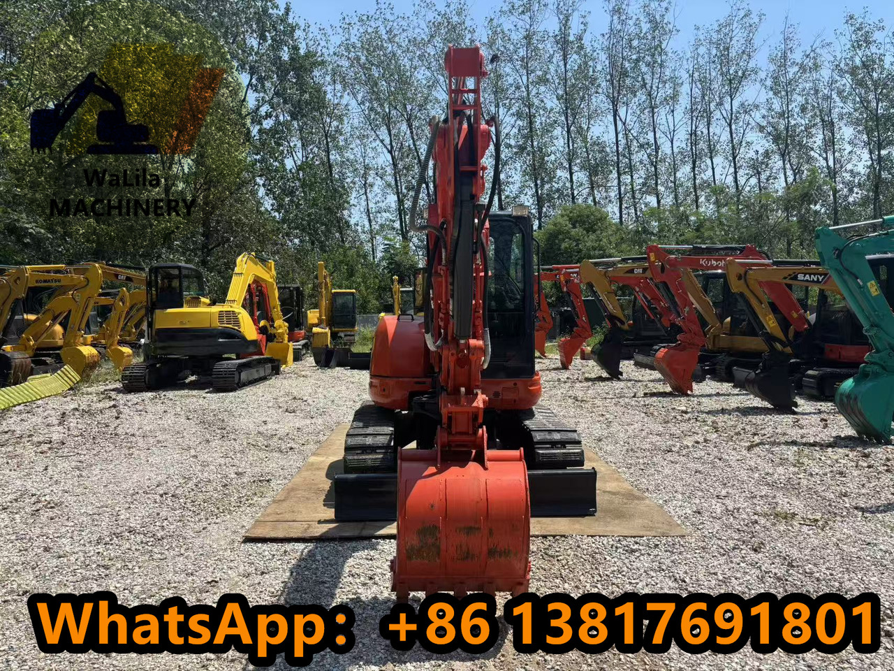 KUBOTA U55-4 - מיני מחפר: תמונה 3 KUBOTA U55-4 - מיני מחפר: תמונה 3