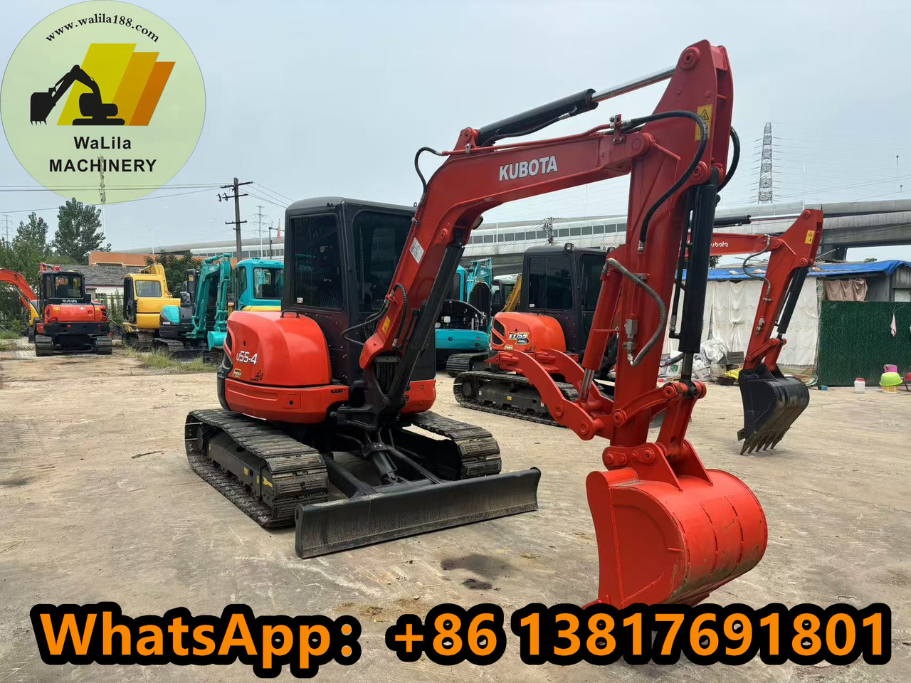 KUBOTA U55 - מיני מחפר: תמונה 4 KUBOTA U55 - מיני מחפר: תמונה 4