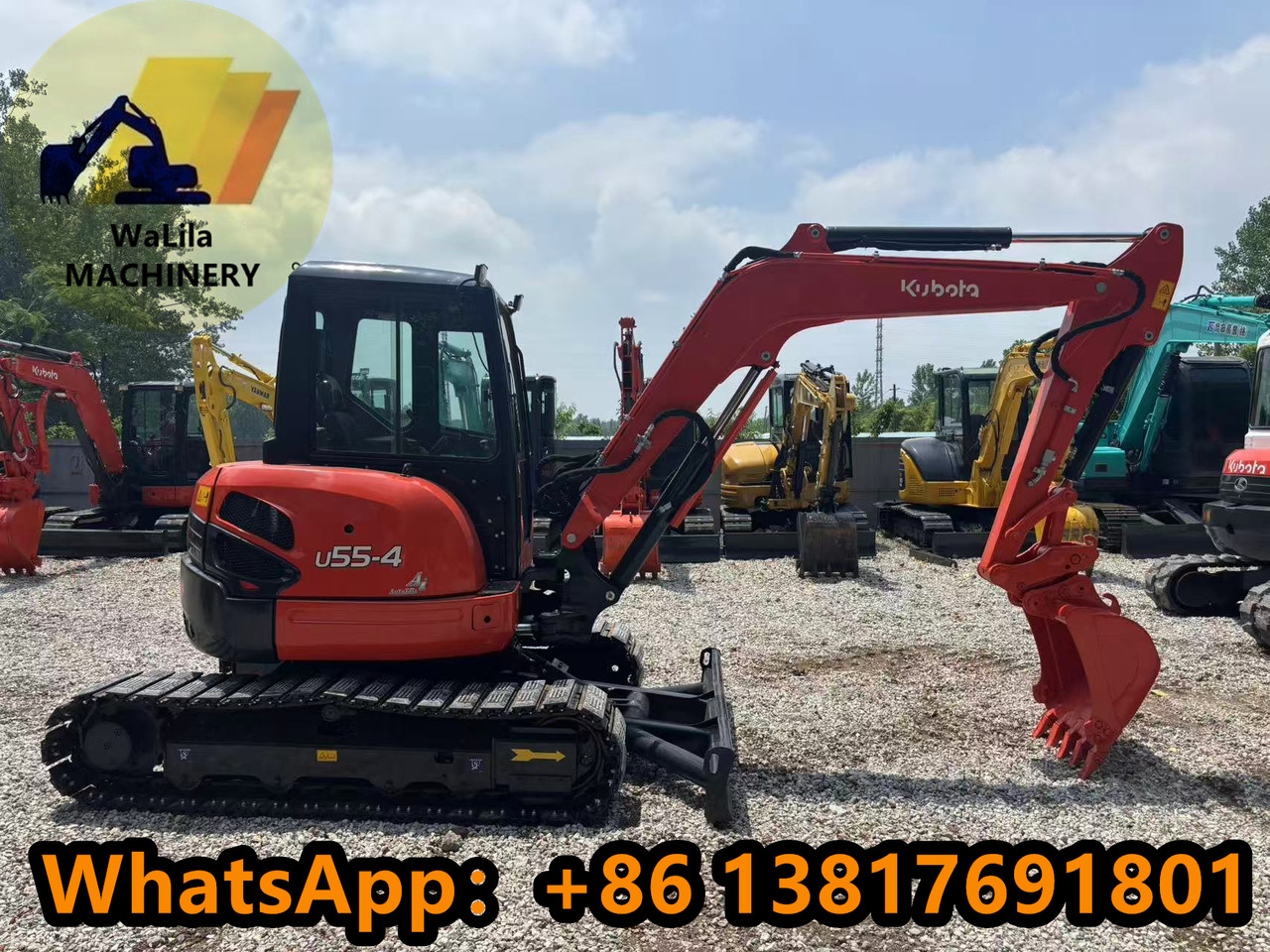 KUBOTA U55 - מיני מחפר: תמונה 1 KUBOTA U55 - מיני מחפר: תמונה 1