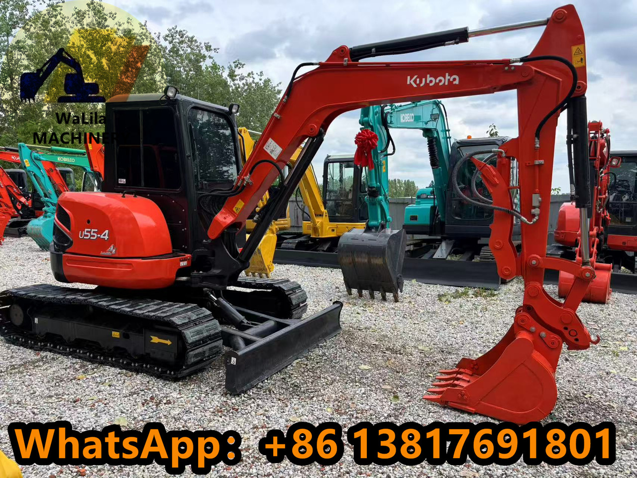 KUBOTA U55 - מיני מחפר: תמונה 2 KUBOTA U55 - מיני מחפר: תמונה 2