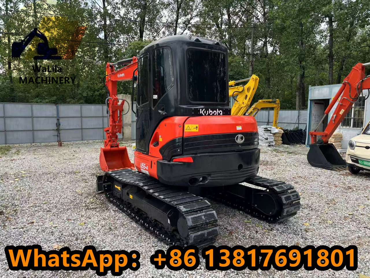 KUBOTA U55 - מיני מחפר: תמונה 5 KUBOTA U55 - מיני מחפר: תמונה 5