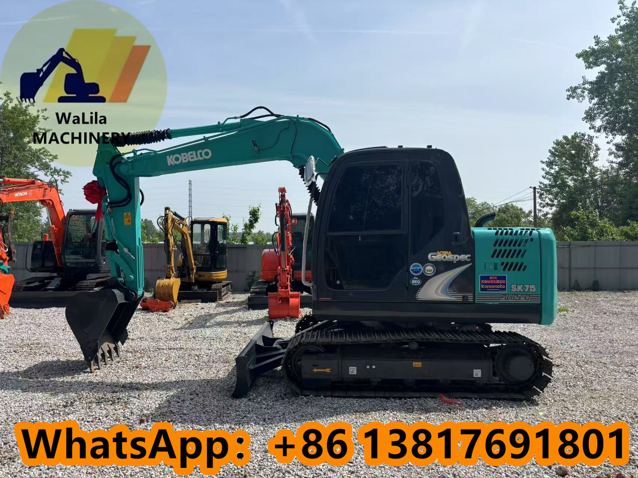 מיני מחפר Kobelco SK 75 KOBELCO SK75-8: תמונה 9