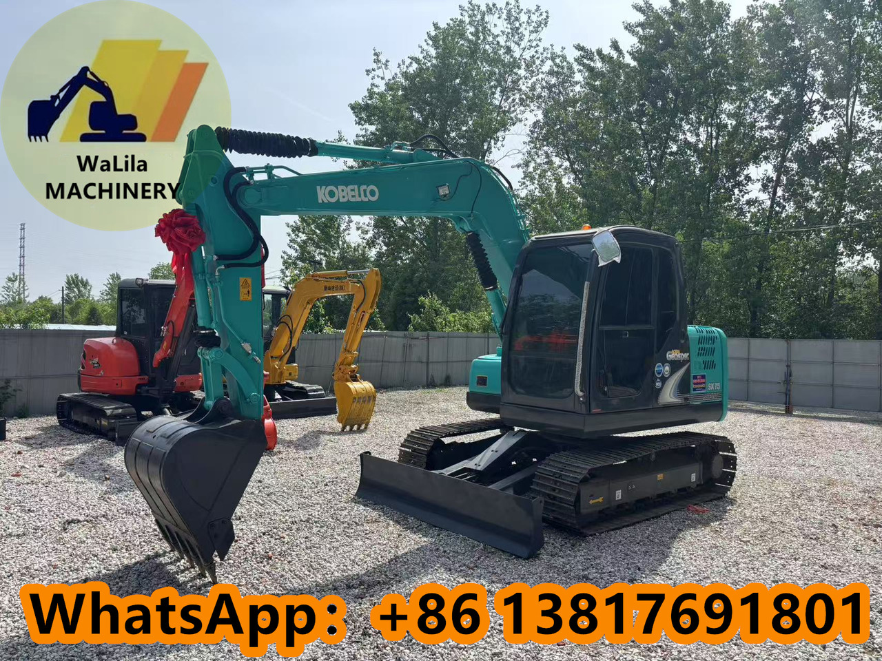 מיני מחפר Kobelco SK 75 KOBELCO SK75-8: תמונה 8