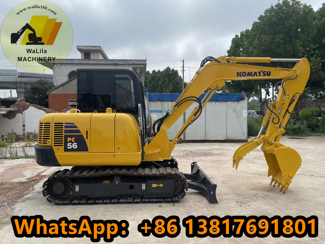 Komatsu PC 56-7 PC56-7 - מיני מחפר: תמונה 1 Komatsu PC 56-7 PC56-7 - מיני מחפר: תמונה 1
