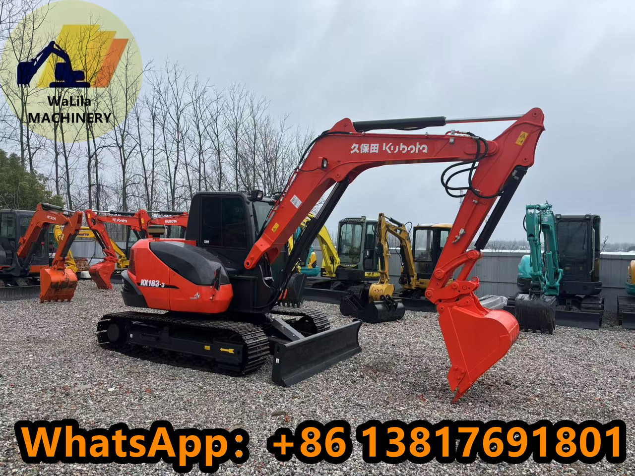 מיני מחפר Kubota Kx183 [ Copy ]: תמונה 6