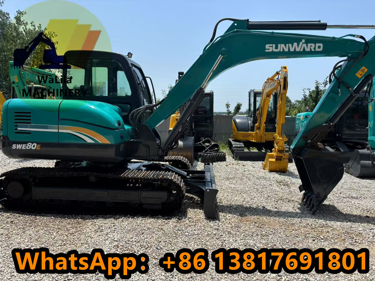 SUNWARD SWE 80 - מיני מחפר: תמונה 4 SUNWARD SWE 80 - מיני מחפר: תמונה 4