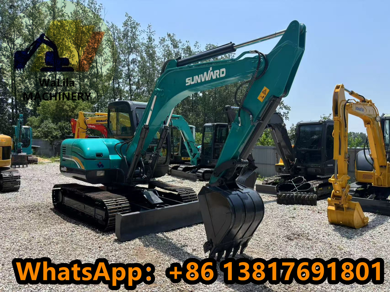 SUNWARD SWE 80 - מיני מחפר: תמונה 3 SUNWARD SWE 80 - מיני מחפר: תמונה 3