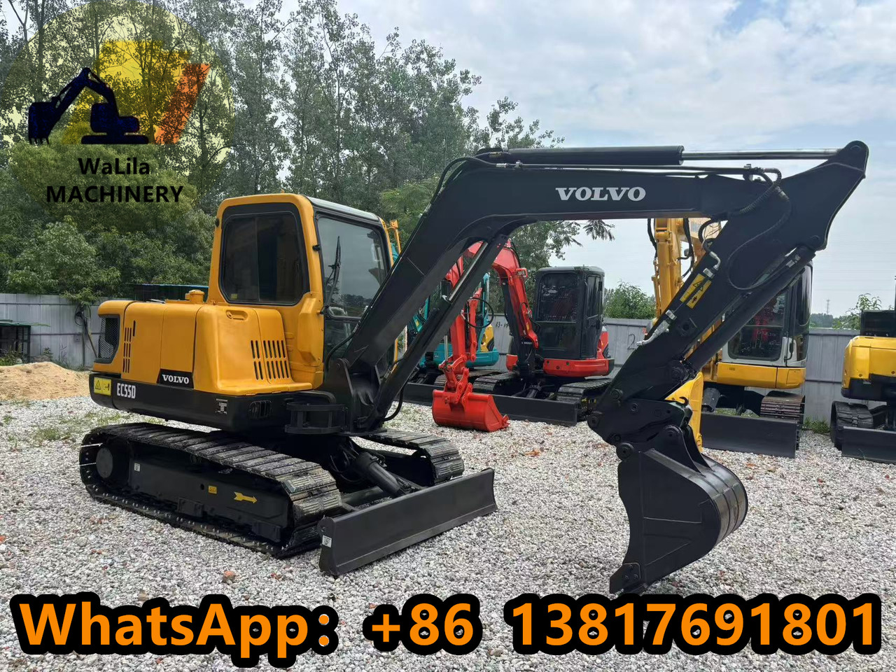 VOLVO EC55 - מיני מחפר: תמונה 4 VOLVO EC55 - מיני מחפר: תמונה 4