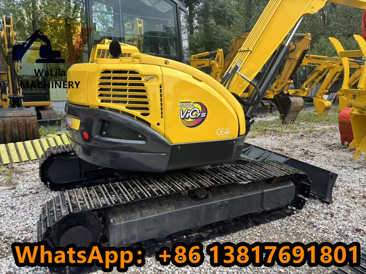 YANMAR VIO75 - מיני מחפר: תמונה 5 YANMAR VIO75 - מיני מחפר: תמונה 5