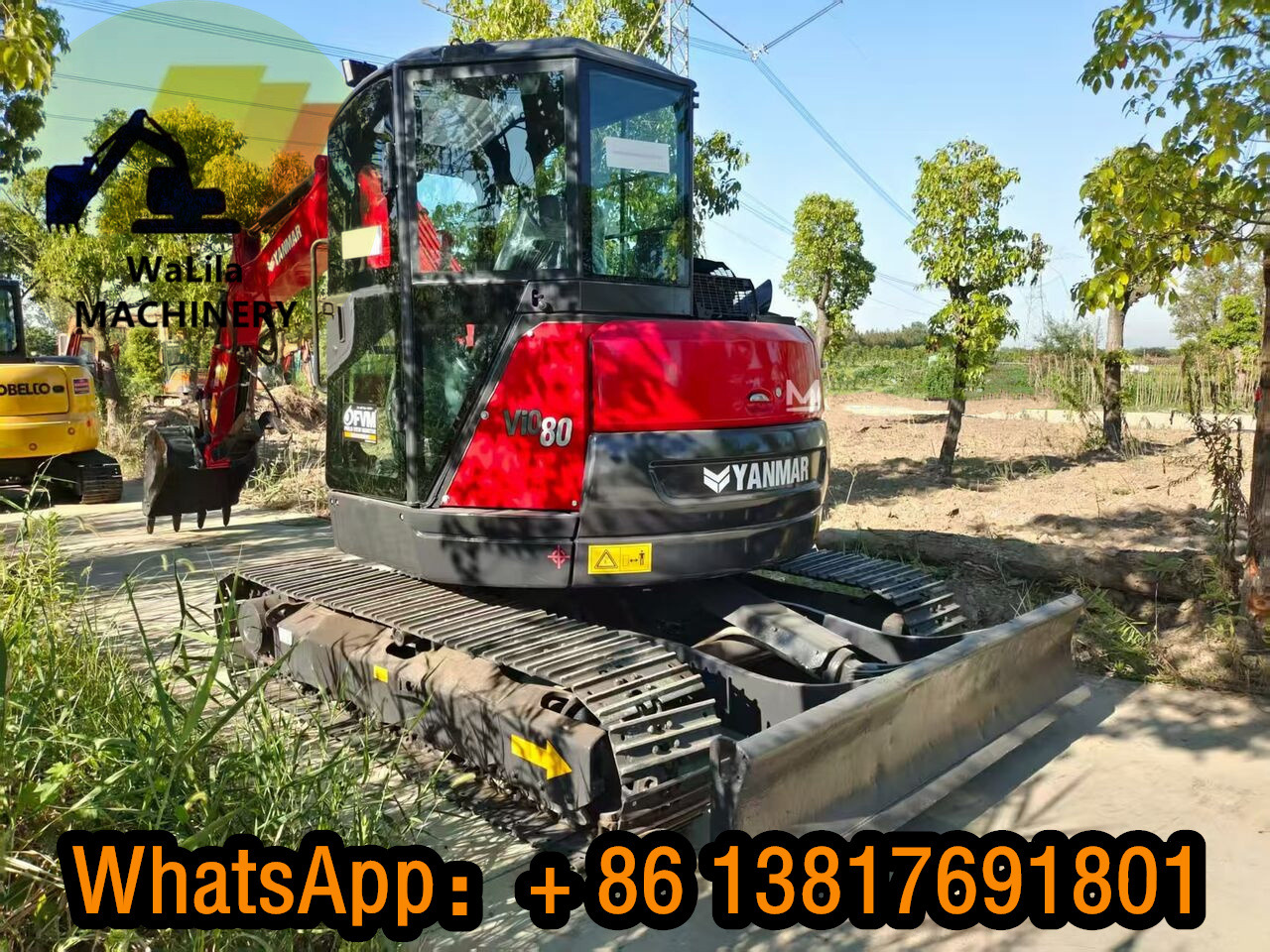 YANMAR VIO80 - מיני מחפר: תמונה 2 YANMAR VIO80 - מיני מחפר: תמונה 2