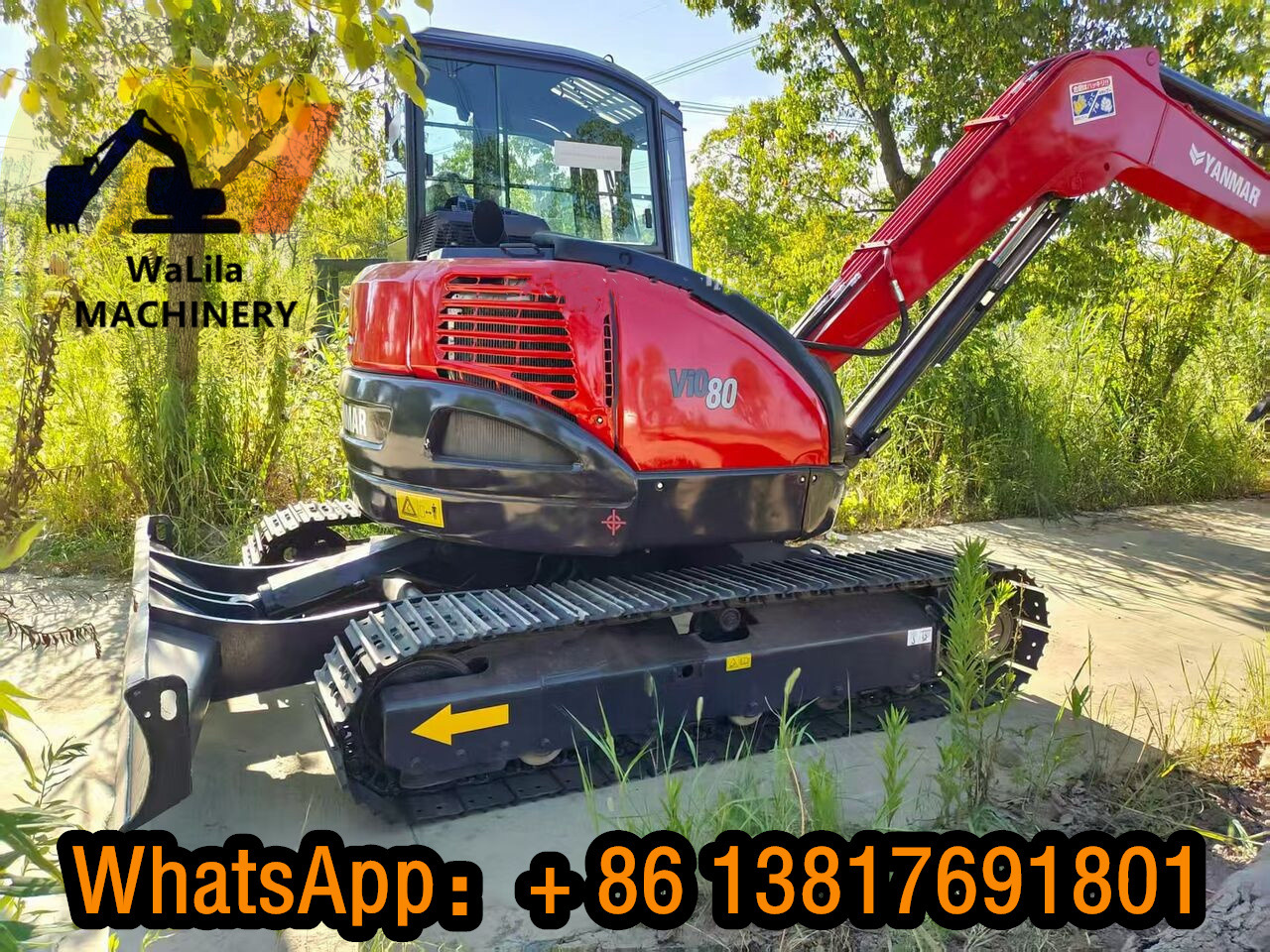 YANMAR VIO80 - מיני מחפר: תמונה 1 YANMAR VIO80 - מיני מחפר: תמונה 1
