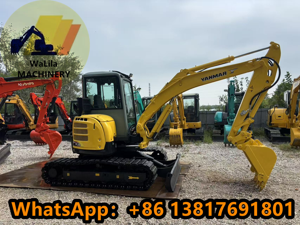 YANMAR vio55 - מיני מחפר: תמונה 2 YANMAR vio55 - מיני מחפר: תמונה 2