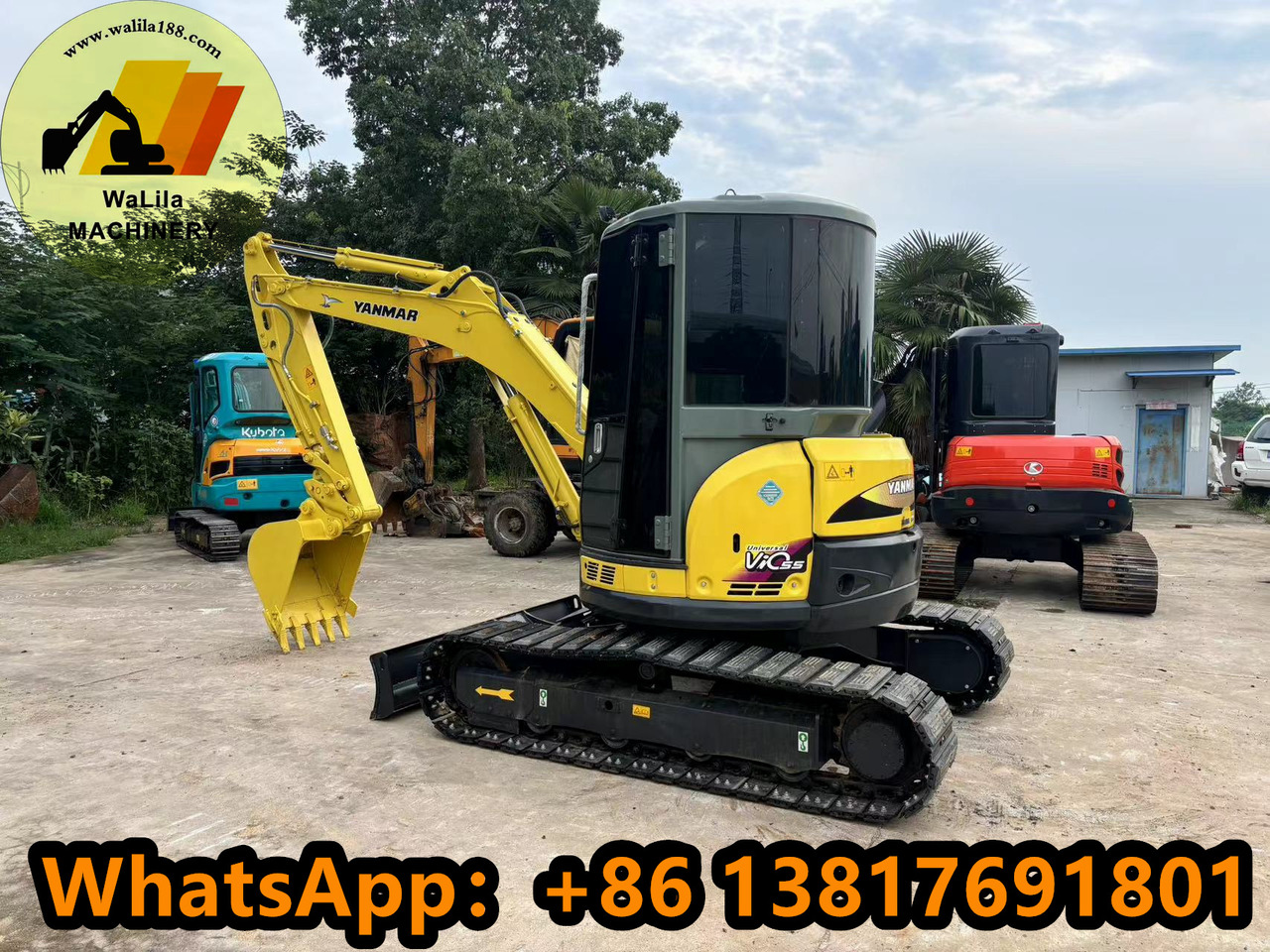 Yanmar Vio 55 Vio55 - מיני מחפר: תמונה 1 Yanmar Vio 55 Vio55 - מיני מחפר: תמונה 1