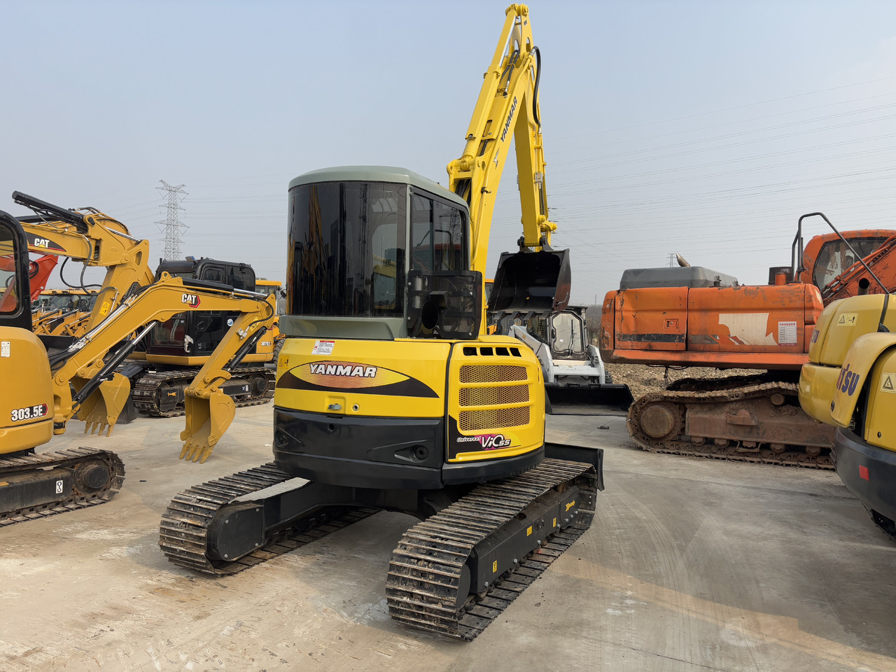 Yanmar Vio 55 Vio55 - מיני מחפר: תמונה 2 Yanmar Vio 55 Vio55 - מיני מחפר: תמונה 2