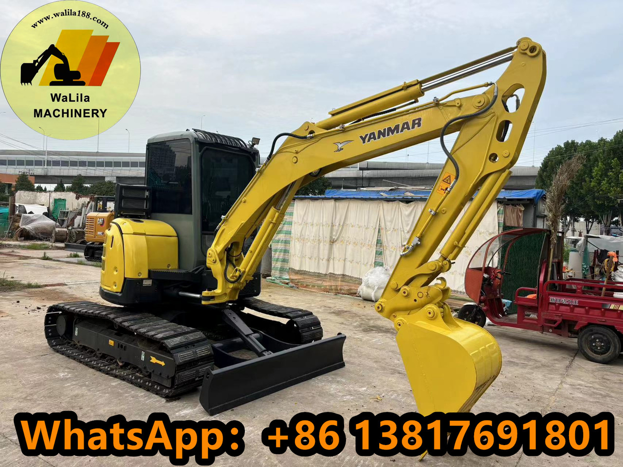 Yanmar Vio 55 Vio55 - מיני מחפר: תמונה 3 Yanmar Vio 55 Vio55 - מיני מחפר: תמונה 3
