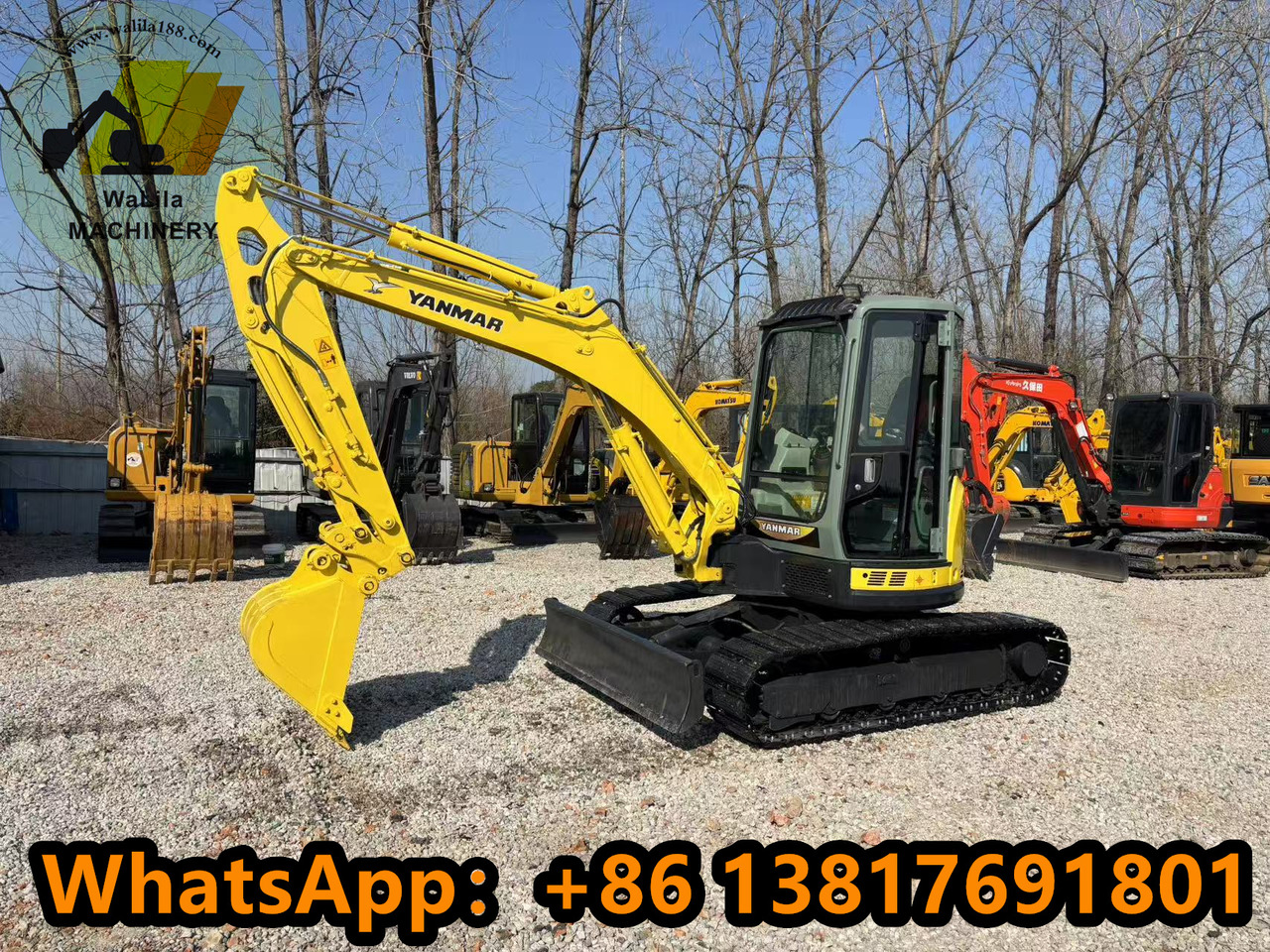 Yanmar Vio 55 Vio55 - מיני מחפר: תמונה 5 Yanmar Vio 55 Vio55 - מיני מחפר: תמונה 5