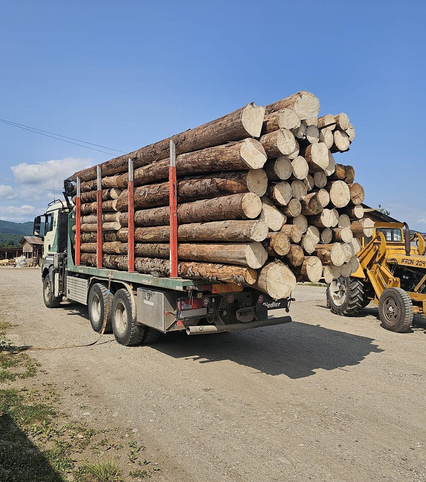 MAN 33.480 6x6 - משאית עץ: תמונה 4 MAN 33.480 6x6 - משאית עץ: תמונה 4