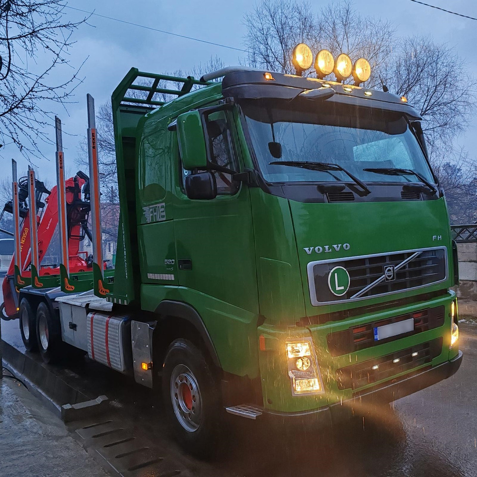 VOLVO FH12 - משאית עץ, משאית מנוף: תמונה 1 VOLVO FH12 - משאית עץ, משאית מנוף: תמונה 1