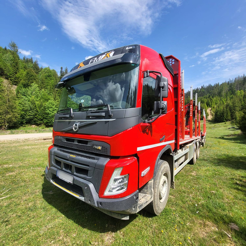 VOLVO FMX 500 - משאית עץ, משאית מנוף: תמונה 3 VOLVO FMX 500 - משאית עץ, משאית מנוף: תמונה 3