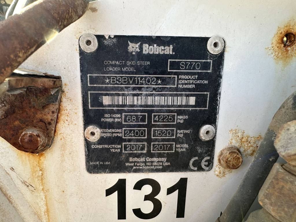 Bobcat S 770 FOR PARTS - מעמיס היגוי החלקה: תמונה 5 Bobcat S 770 FOR PARTS - מעמיס היגוי החלקה: תמונה 5